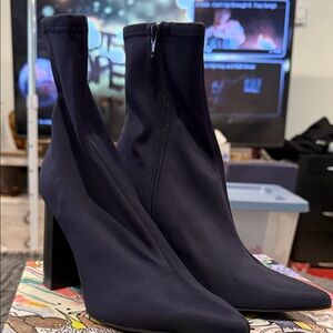 Jeffrey Campbell Navy Ankle Boots